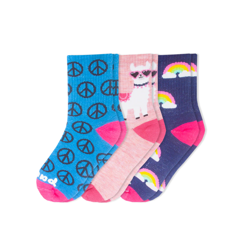 3 Pack - Kids' Crew Pacas Socks