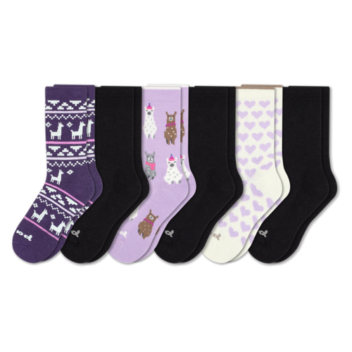 6 Pack - Women's Crew Pacas Socks