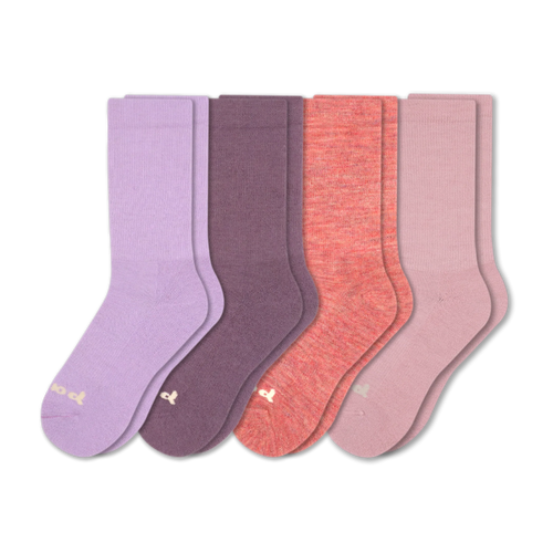4 Pack - Women's Crew Pacas Socks