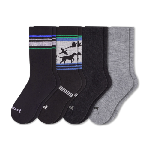 4 Pack - Men's Crew Pacas Socks