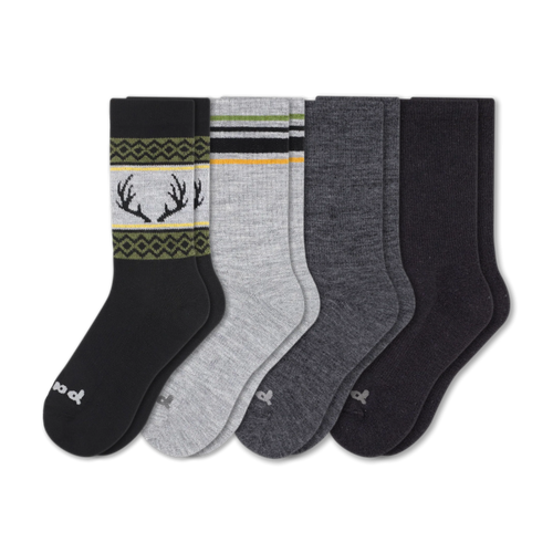 4 Pack - Men's Crew Pacas Socks