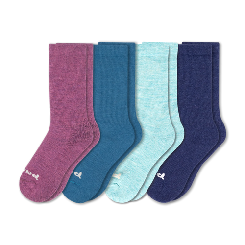 4 Pack - Women's Crew Pacas Socks