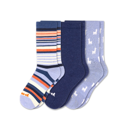 3 Pack - Women's Crew Pacas Socks