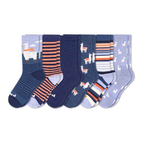 6 Pack - Women's Crew Pacas Socks