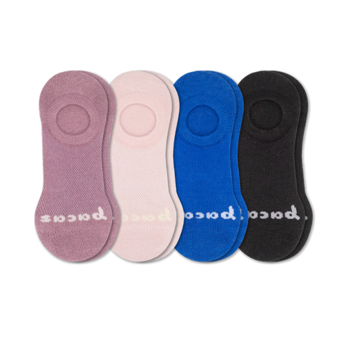 4 Pack - Women's No Show Socks