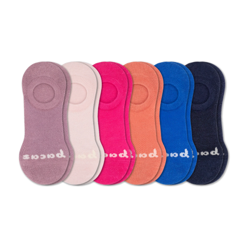 6 Pack - Women's No Show Socks