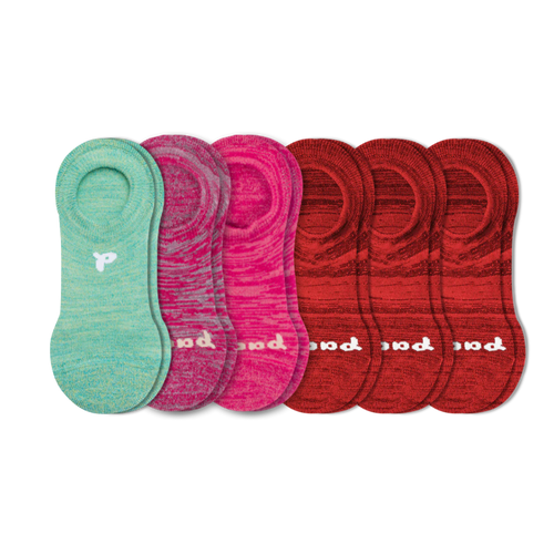 6 Pack - Women's No Show Socks