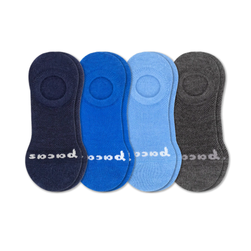 4 Pack - Women's No Show Socks