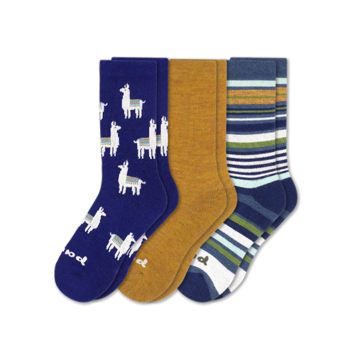 3 Pack - Women's Crew Pacas Socks