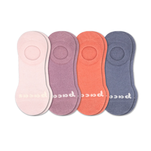 4 Pack - Women's No Show Socks