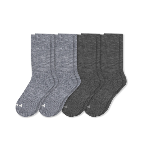 4 Pack - Men's Light-Weight Crew Pacas Socks