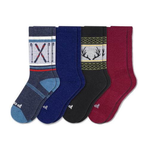 4 Pack - Men's Crew Pacas Socks