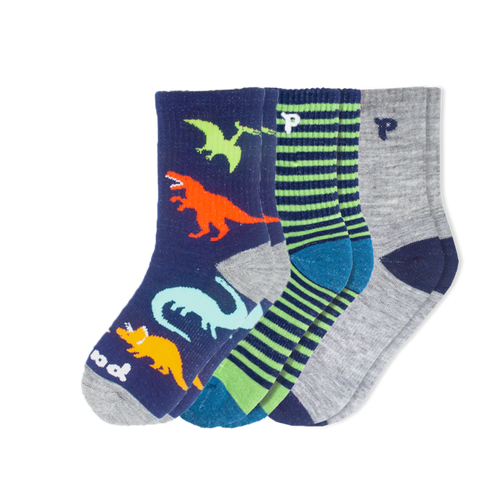 3 Pack - Kids' Crew Pacas Socks