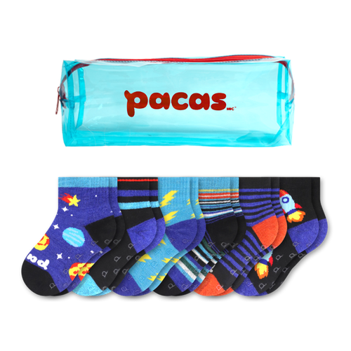 6 Pack - Toddler Pacas Gripper Socks