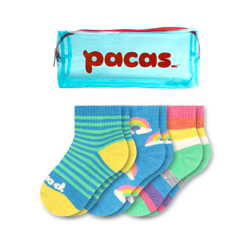 3 Pack - Toddler Pacas Gripper Socks