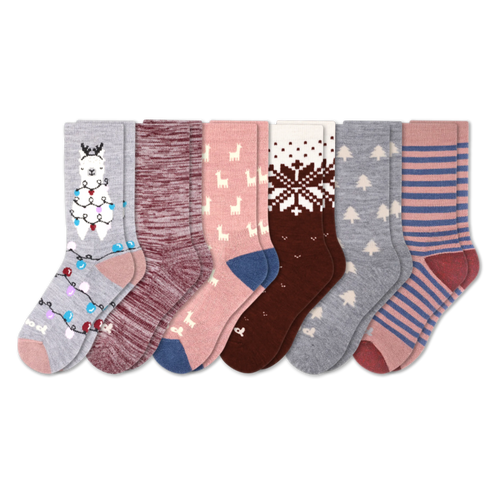 6 Pack - Women's Crew Pacas Socks