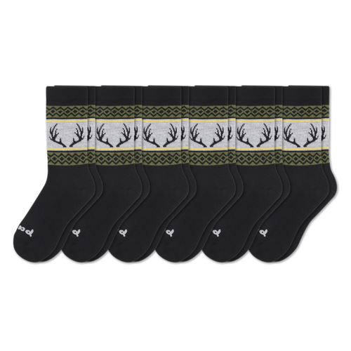 6 Pack - Men's Crew Pacas Socks