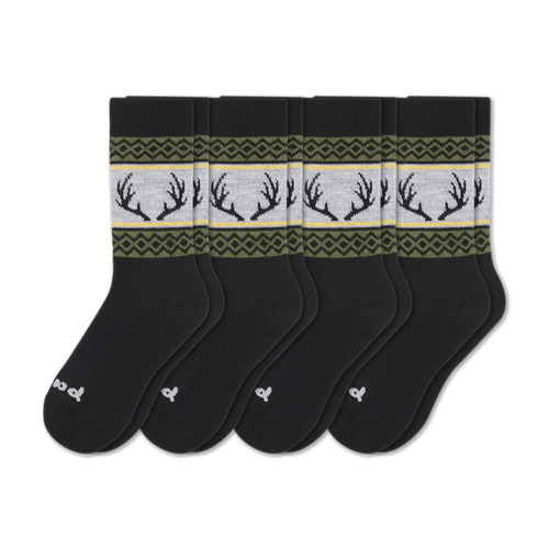 4 Pack - Men's Crew Pacas Socks
