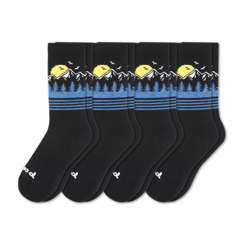 4 Pack - Men's Crew Pacas Socks