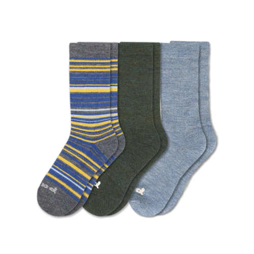 3 Pack - Men's Crew Pacas Socks