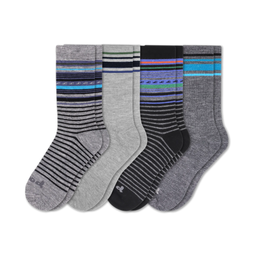 4 Pack - Men's Crew Pacas Socks