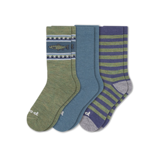 3 Pack - Men's Crew Pacas Socks