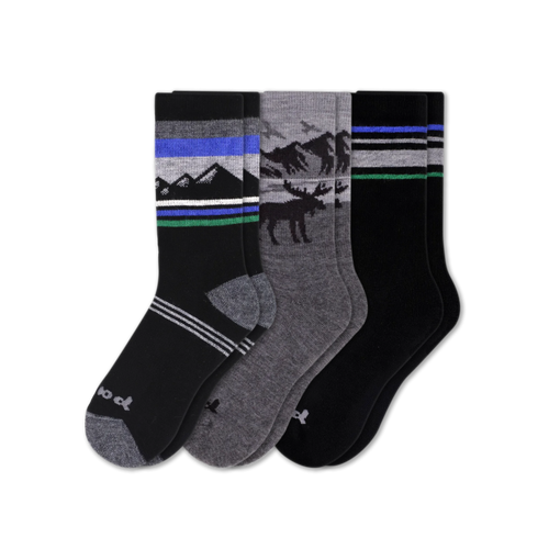 3 Pack - Men's Crew Pacas Socks