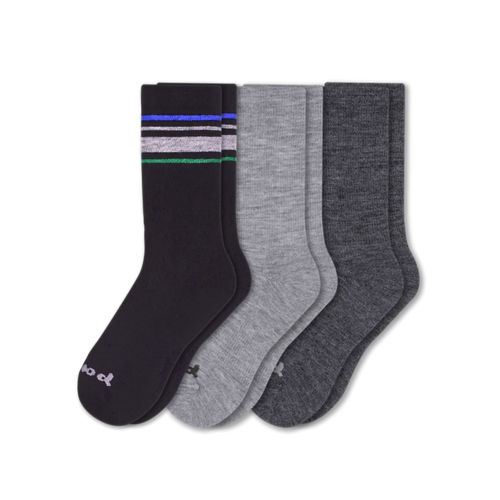 3 Pack - Men's Crew Pacas Socks