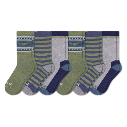 6 Pack - Men's Crew Pacas Socks