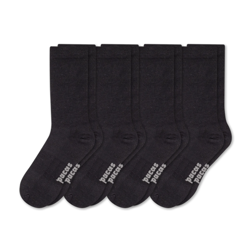 4 Pack - Men's Light-Weight Crew Pacas Socks