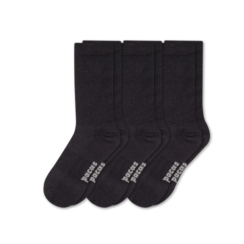 3 Pack - Men's Light-Weight Crew Pacas Socks