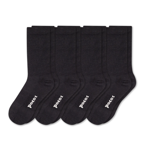 4 Pack - Women's Light-Weight Crew Pacas Socks