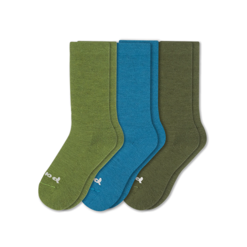 3 Pack - Women's Crew Pacas Socks