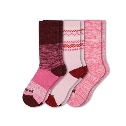 3 Pack - Women's Crew Pacas Socks