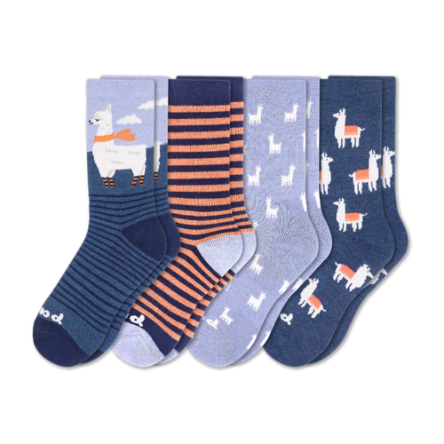 4 Pack - Women's Crew Pacas Socks