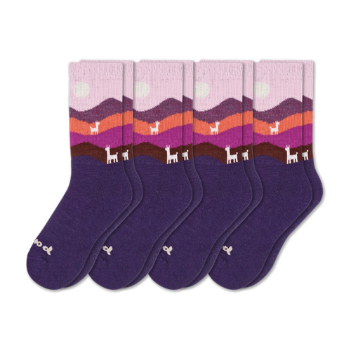 4 Pack - Women's Crew Pacas Socks