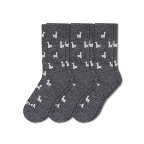 3 Pack - Women's Crew Pacas Socks