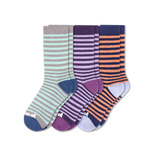 3 Pack - Women's Crew Pacas Socks