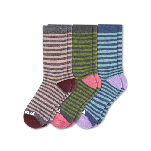 3 Pack - Women's Crew Pacas Socks