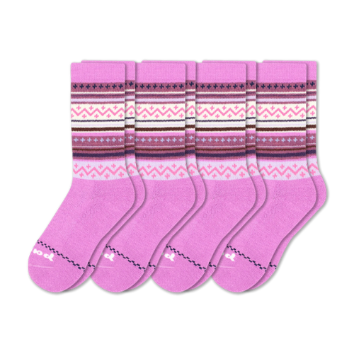 4 Pack - Women's Crew Pacas Socks