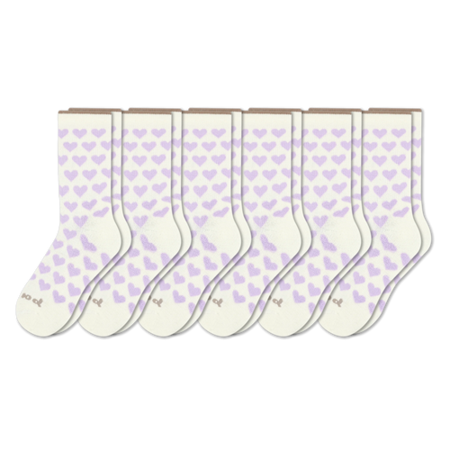 6 Pack - Women's Crew Pacas Socks
