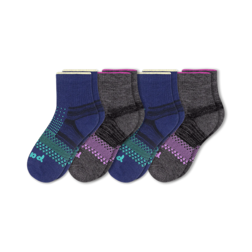 4 Pack - Women's Hiking Quarter Pacas Socks