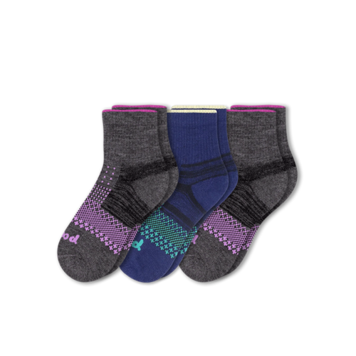 3 Pack - Women's Hiking Quarter Pacas Socks