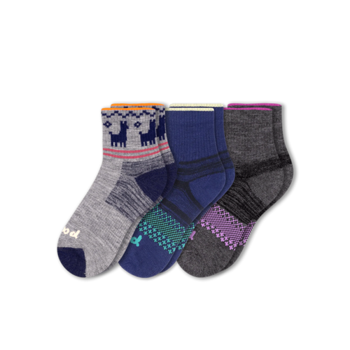 3 Pack - Women's Hiking Quarter Pacas Socks