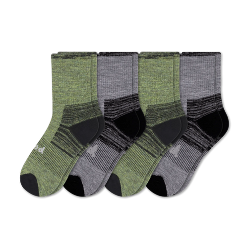 4 Pack - Men's Hiking Crew Pacas Socks