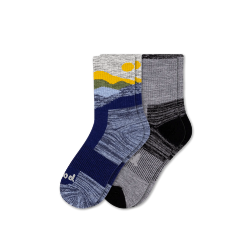 2 Pack - Men's Hiking Crew Pacas Socks