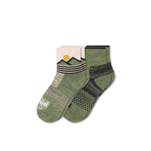 2 Pack - Men's Hiking Quarter Pacas Socks