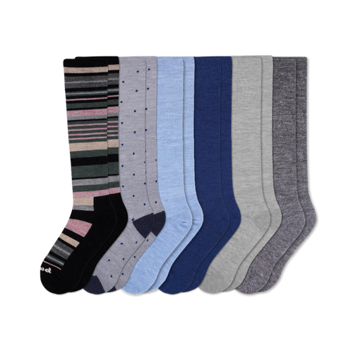 6 Pack - Women's Compression Socks