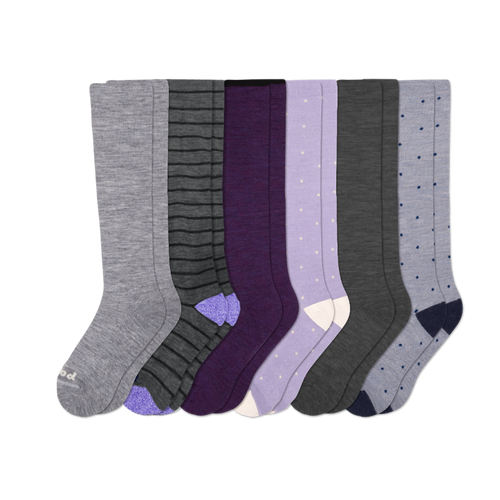 6 Pack - Women's Compression Socks