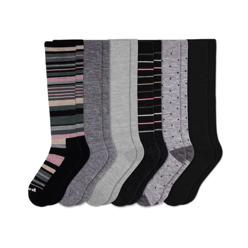 6 Pack - Women's Compression Socks